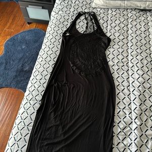Black long dress